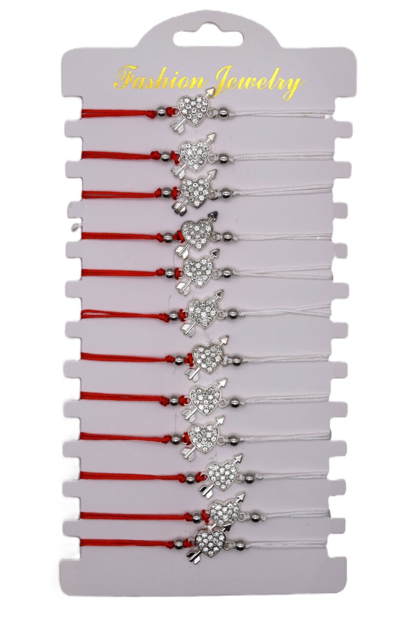 Комплект от 12 гривни - мартеница с мъниста 134