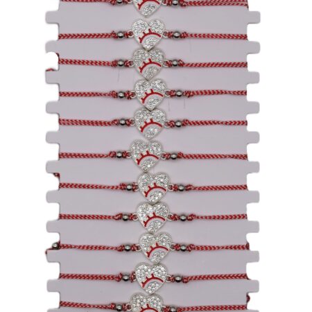 Комплект от 12 гривни – мартеница с мъниста 136