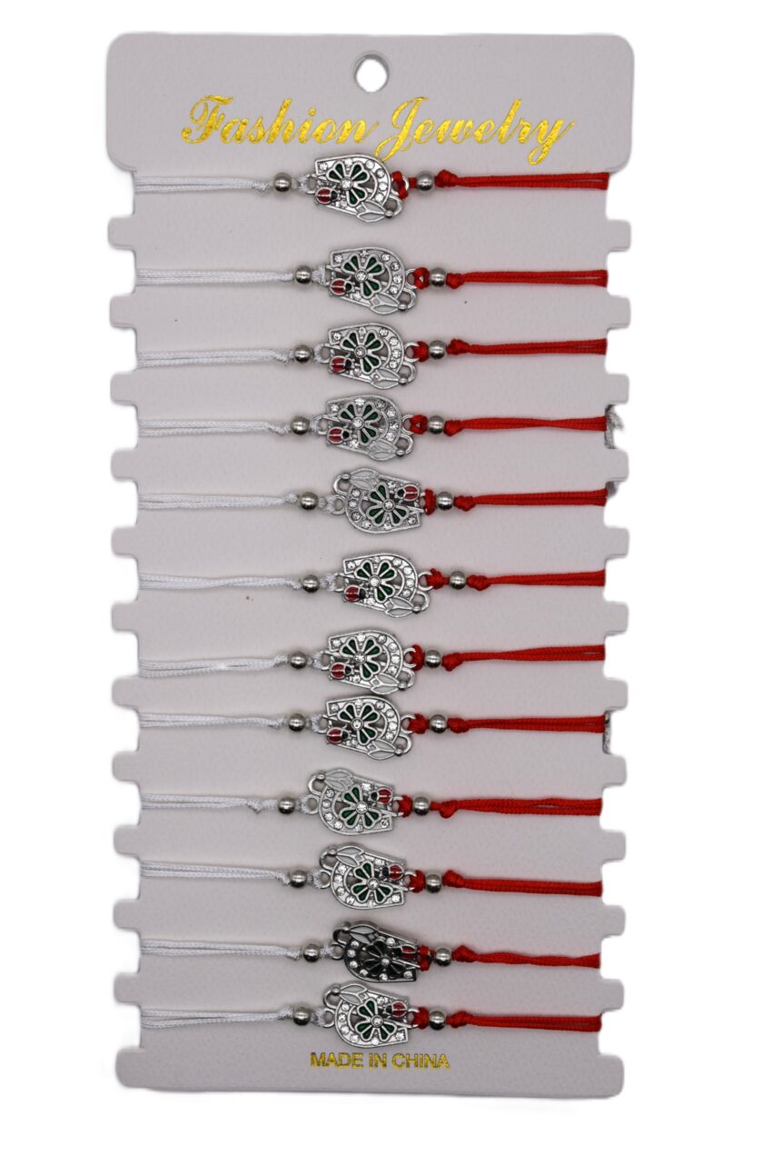 Комплект от 12 гривни - мартеница с мъниста 141