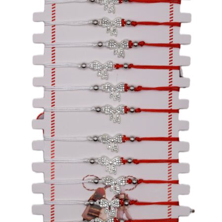 Комплект от 12 гривни – мартеница с мъниста 154