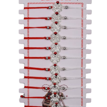 Комплект от 12 гривни – мартеница с мъниста 157