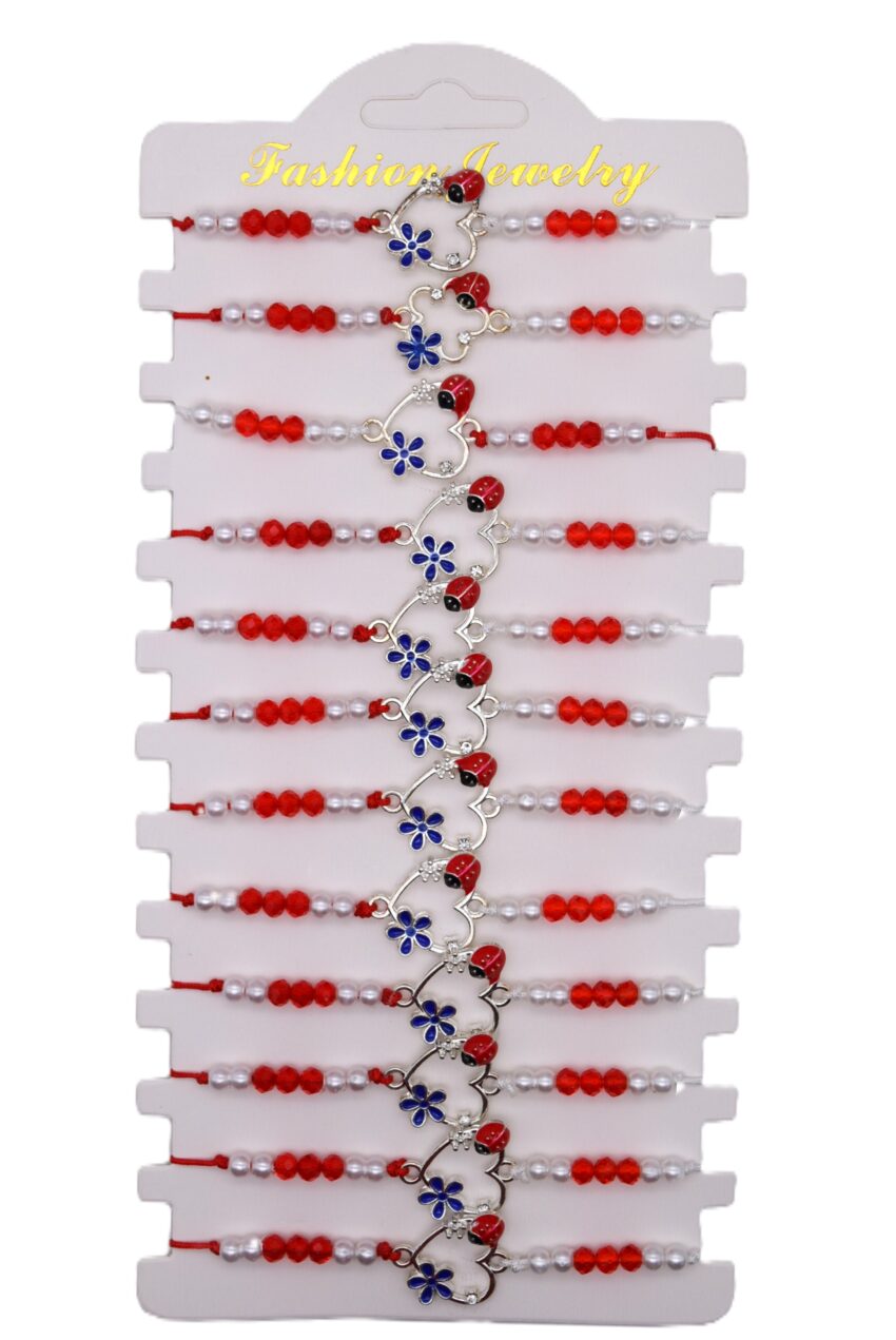 Комплект от 12 гривни - мартеница с мъниста 159