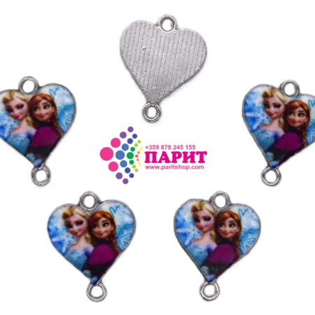 Свързващо метално мънисто 20×16 мм. 2