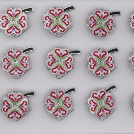 Комплект брошки – Шевица детелина -12 бр.