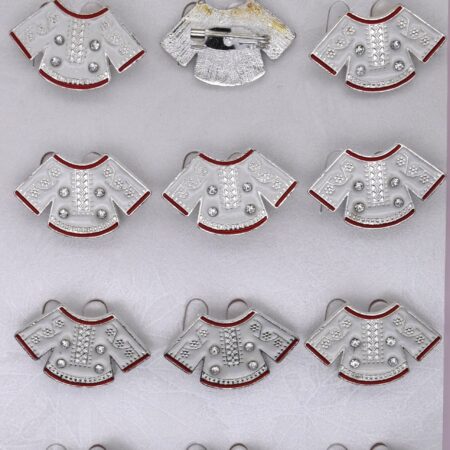 Комплект брошки Българска народна риза – 12 бр.